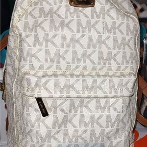 Michael Kors Cream Backpack